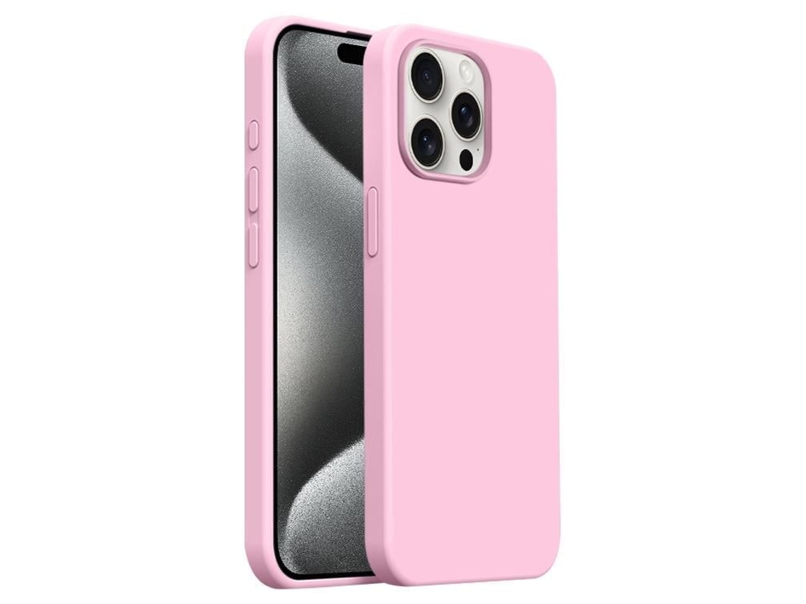 Capa De Silicone Líquido Ultra Fina Para Iphone 15 Pro Max - Cobertura Total - Magsafe