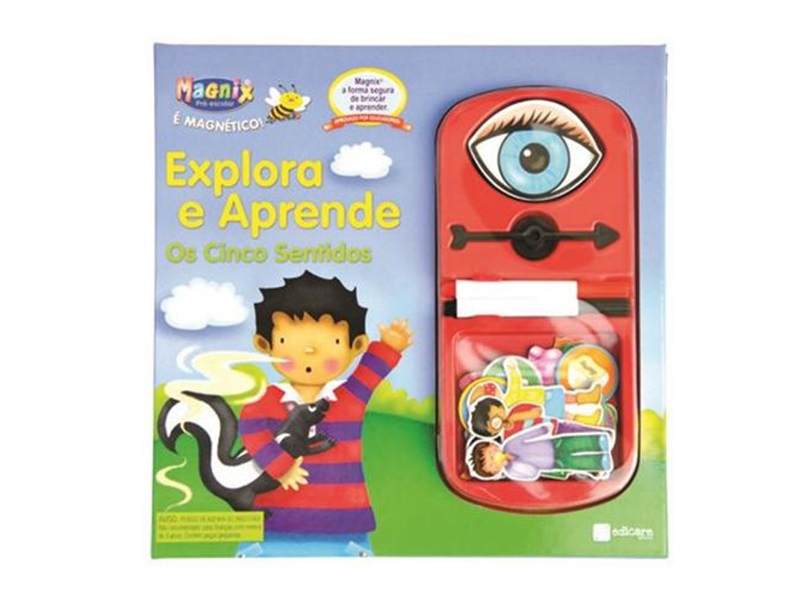 Livro Explora e Aprende Os Cinco Sentidos