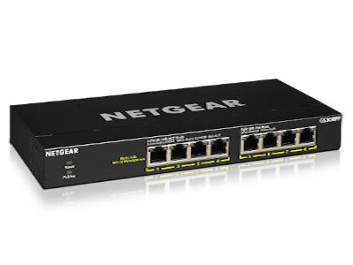 Netgear Switch Gs308Pp Prosafe 8 Portas Gigabit