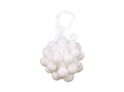Bola decorativa 3D com pó dourado para Natal, velas de árvore e decoração de loja e casa LAXISCREED