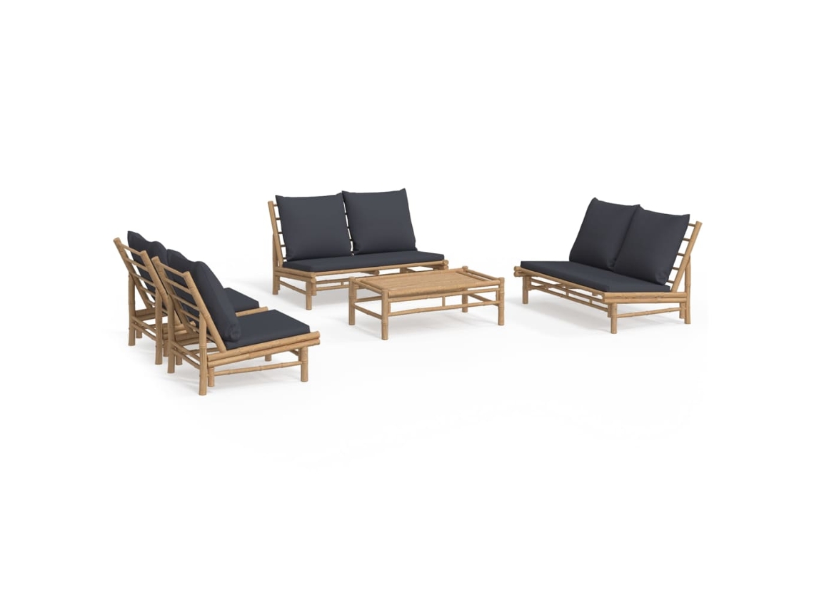 Garden Lounge Set, Garden Lounge Sets Vidaxl Marrom Bambu (n/a)