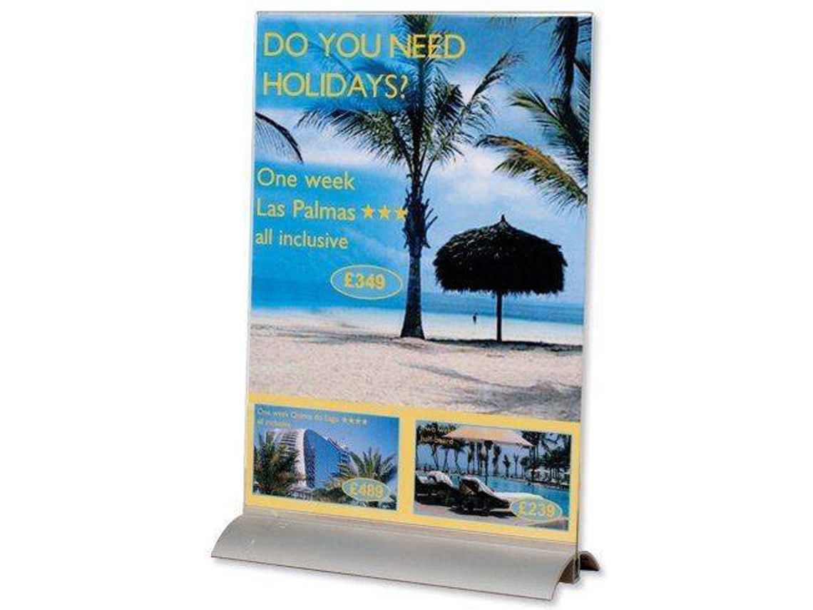 Suporte para Avisos DURABLE 858919 (21.2x8.5x32.3cm - Acrílico)