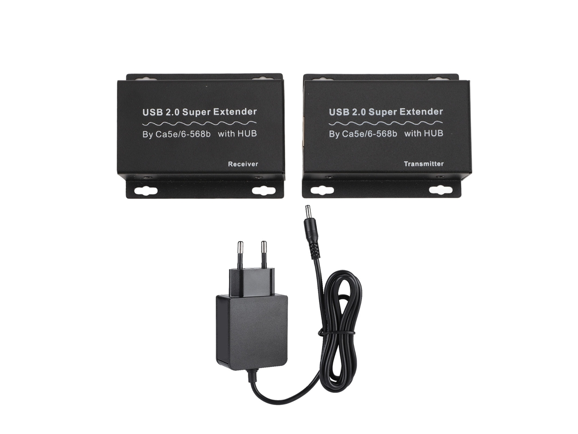 Extensor Ethernet Usb LAXISCREED 120m 4 port Usb2.0