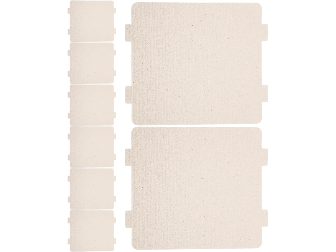 Conjunto de 8 Placas Mica Substituição para Fornos Micro Ondas com Proteção Térmica Eficiente, CHABERLU