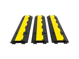 Conjunto De Rampas De Proteção Para Cabos De 101 Cm Com 2 Canais Tekmaquinas