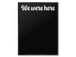 Magnetic Board We Were Here For The Living Room Espelharte (60x80 Cm)