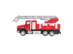 Primerox brinquedo Caminhão de Bombeiros Liga 1:42 Modelo Simulação com Função de Retrocesso Presente Infantil