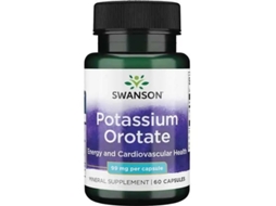 SWANSON Potássio Orotato 60 Cápsulas