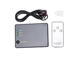 Interruptor Splitter Hd Multimedia Interface 3 em 1 com Infravermelho Resolução 4kx2k