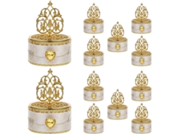 Caixinhas De Plástico Pequenas Para Doces, 12 Unidades, Para Casamento.