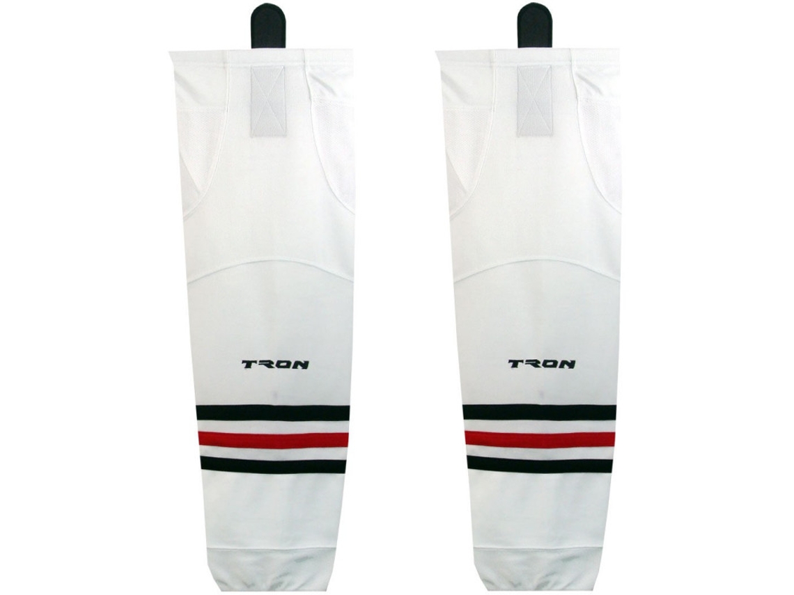 Tronx Sk300 Sr Hóquei Meias (branco, Chicago Blackhawks, 30'')
