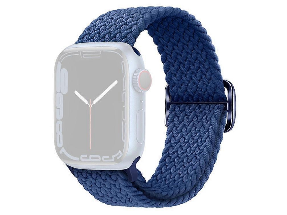 Pulseira De Nylon Trançado Compatível Com Apple Watch Series 9, 8, 7, 41 Mm / 6, 5, 4 Se , Se (2023), Se 40 Mm / 3, 2, 1, 38 Mm Vledary (2022)