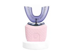 Escova De Dentes Elétrica Ultrassônica Em Formato De U Para Adultos, Com Ação Clareadora Completa De 360°, Carregamento Sem Fio E À Prova D'água.