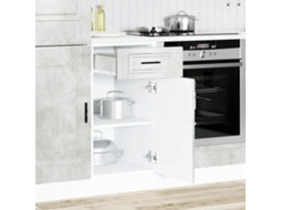 Vidaxl Armário Base Cozinha Porto Derivados Madeira Cinzento Cimento