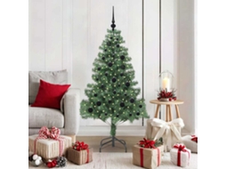 Vidaxl Árvore De Natal Com 150 Leds Com Suporte Verde 150 Cm Pvc