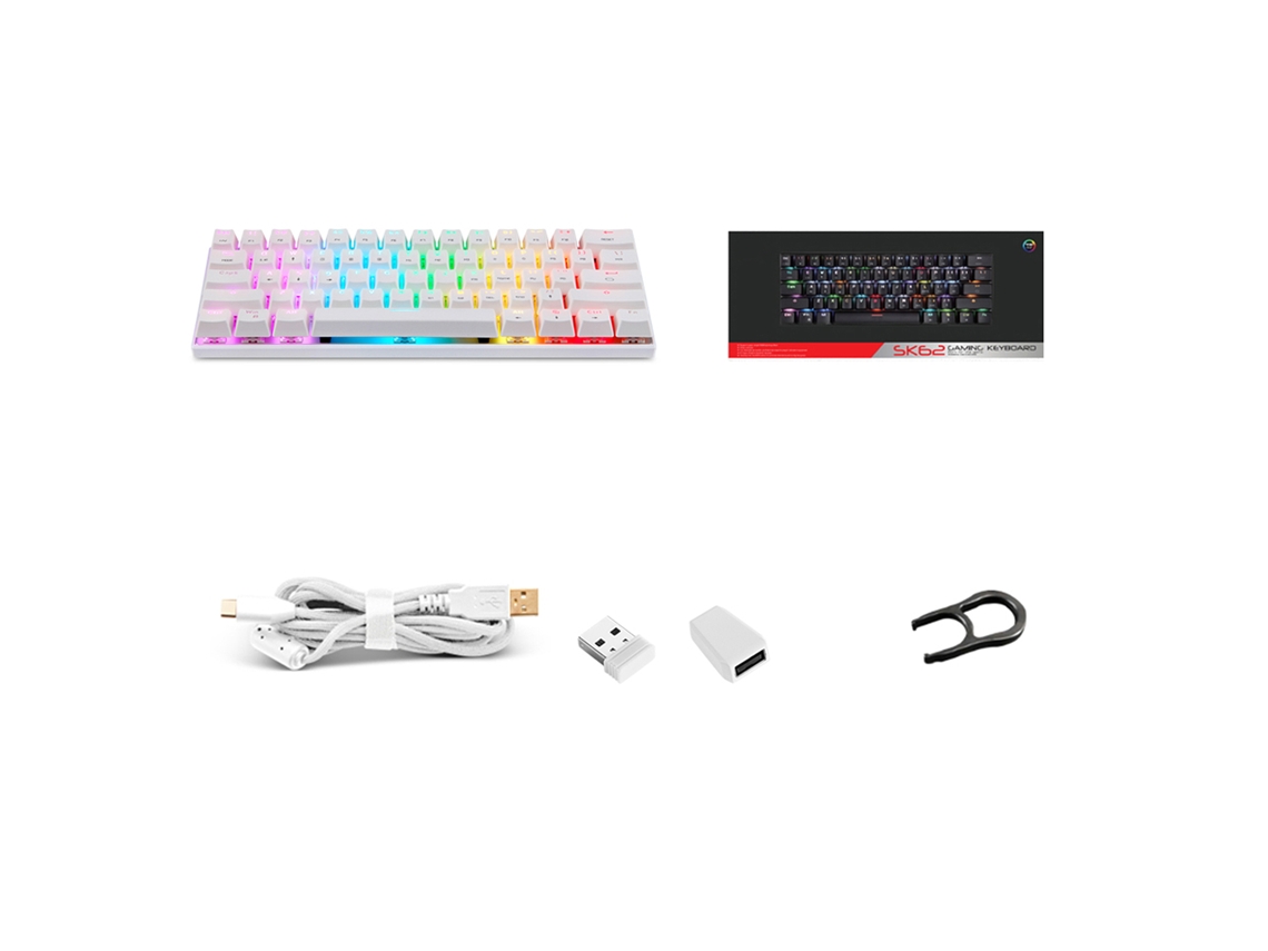 Teclado LAXISCREED Sem Fio 61 Teclas