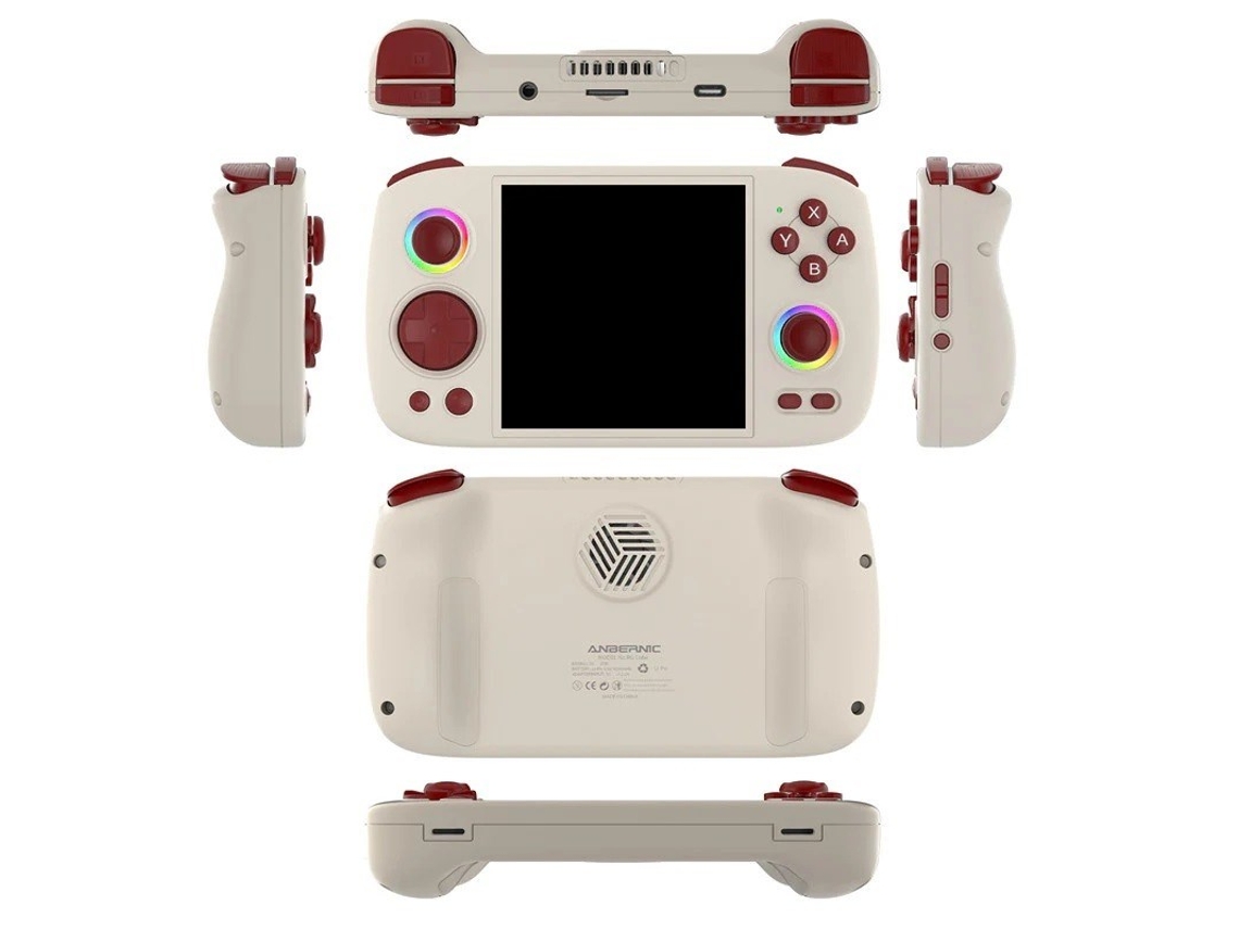 Console de jogos retrô Anbernic Rg Cube cinza