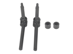 Mali eixo de Transmissão Dianteiro e Traseiro de Aço para Carro Rc 1/24 Axial Scx24 C10 Jlu Bronco Gladiator Deadbolt 2pcs