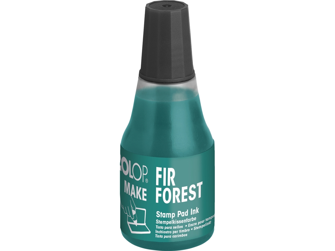 Tinta para Carimbo COLOP Make 25 Ml Floresta de Abetos
