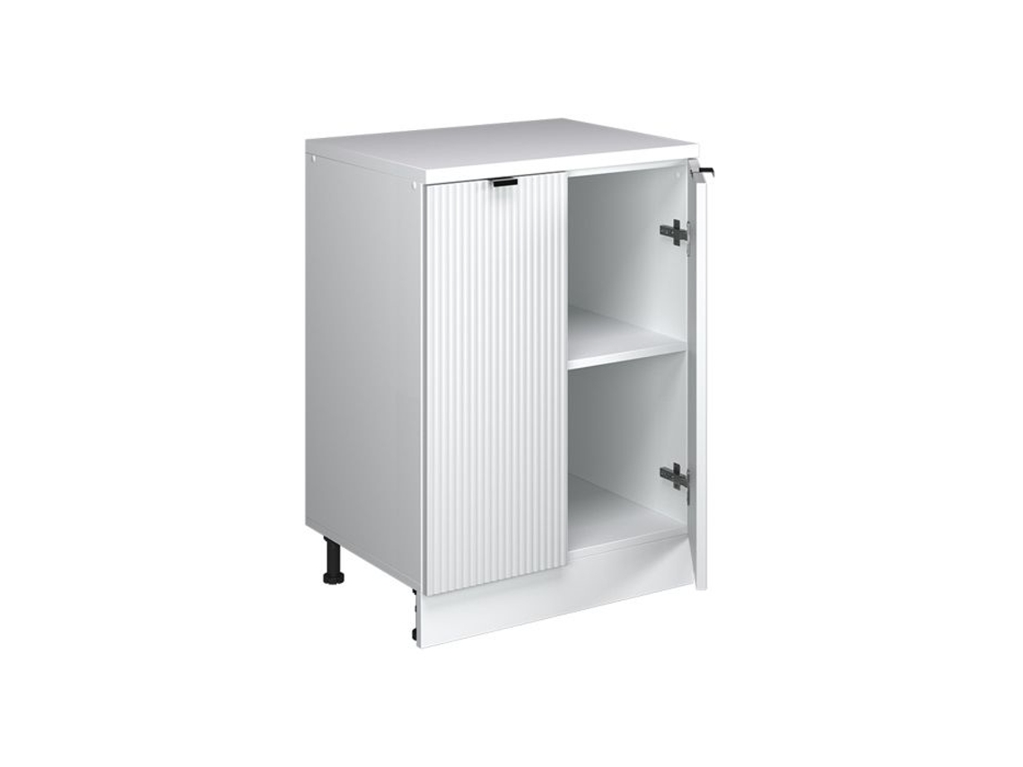 Móvel de Extensão 2 Portas Caneladas Branco 60 X 46 Cm VICCO