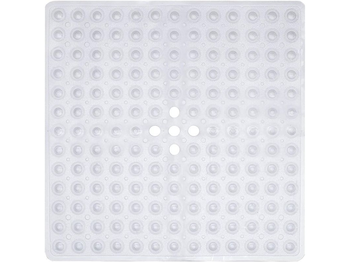 Tapete De Banho Antideslizante Lavável À Máquina Antibacteriano Sem Bpa Látex Ftalatos Quadrado 53x53cm