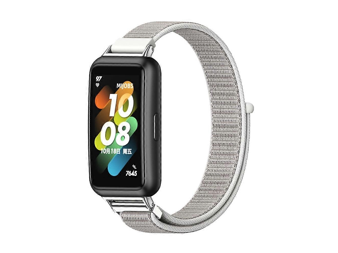 Pulseira De Nylon Respirável Mijobs Para Huawei Band 7 / 7 Nfc