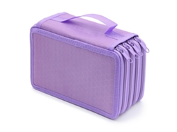 Estojo para Lápis, Grande Capacidade, 2 Compartimentos, Portátil, Organizador AQUAFORGE