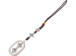Pingente Decorativo Tibetano Leve Em Resina, Ornamento Para Pendurar Ou
