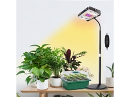 Luz de Crescimento Led com base espectro completo ajustável para plantas e suculentas | S/MARCA