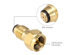 Adaptador De Recarga Propano Para Cilindros Pequenos 1lb Lixada