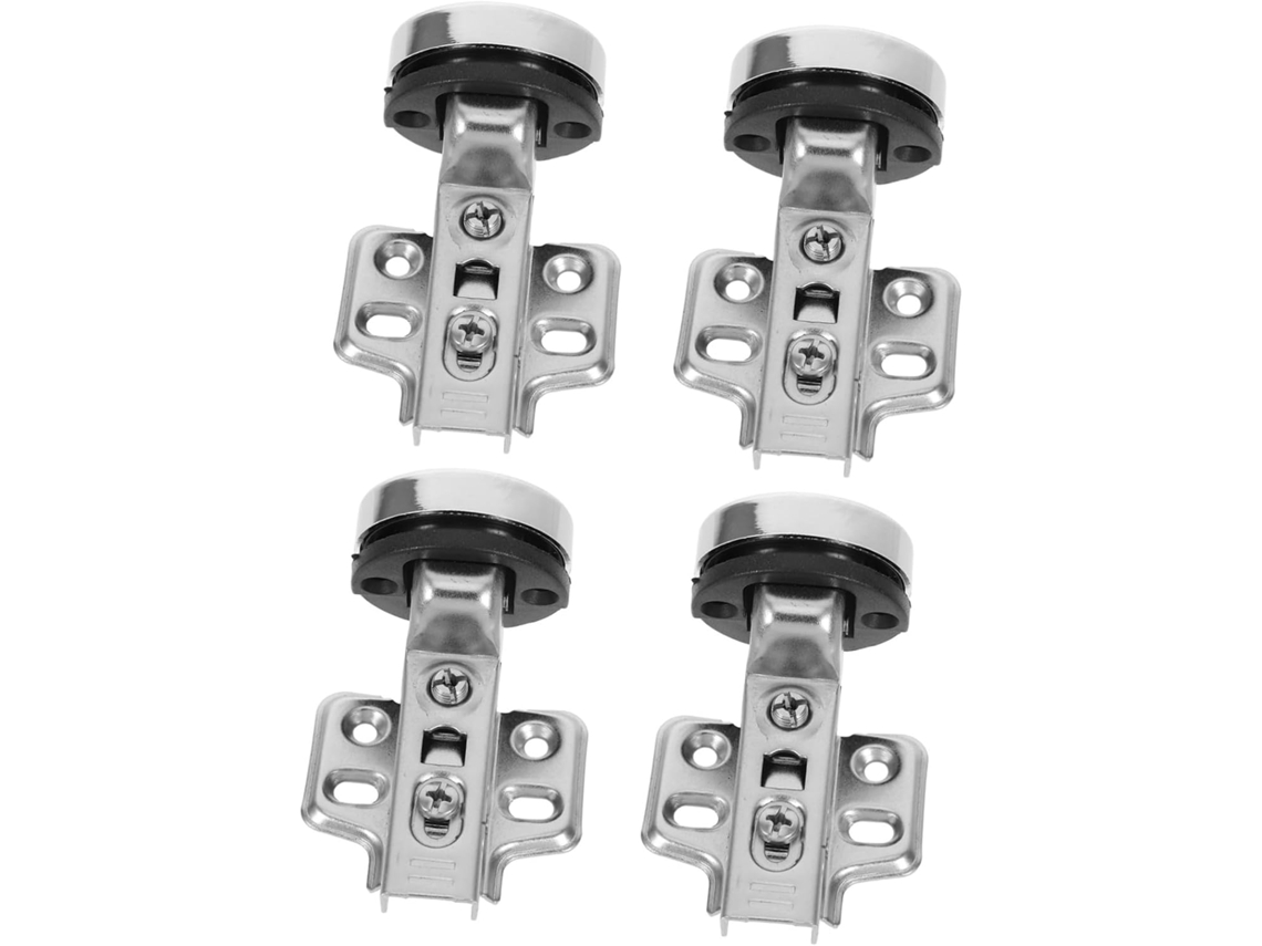 Conjunto De 4 Dobradiças Ocultas Para Armários Com Portas Vidro E