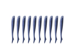 10 Peças Isca Artificial 6cm Pvc T Tail