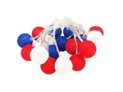 Luzes de Fio para o Dia da Independência 3m 20 Led | S/MARCA