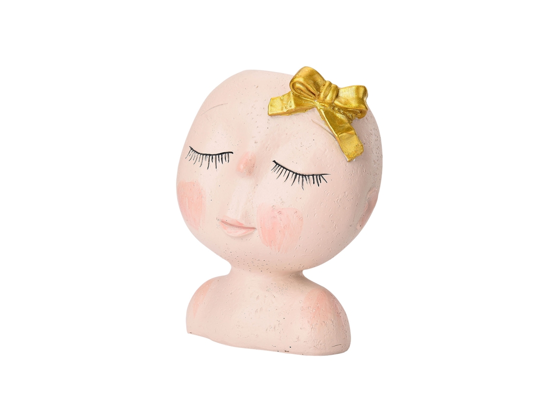 Laxiscreed Figura De Resina Cabeça Inclinada Para Decoração E Coleção