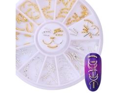 Acessórios Para Unhas Decoradas Com Strass, Cristais E Aplicações De Strass.