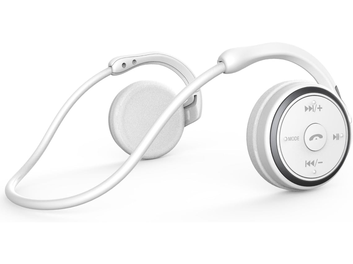 Pequenos Aparelhos de Escuta Bluetooth Registrados Na Cabeça Aparelho de Escuta Esportiva sem Fios Com Microfone Embutido e Som Cristalino Dobrável e Gusshious (Recondicionado Marcas Mínimas)