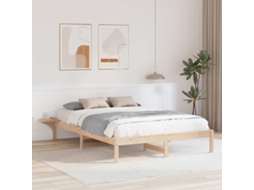 Vidaxl Estrutura da Cama Natural 140 X 200 Cm