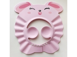 Chapéu de Banho LAXISCREED Ajustável Anti água Rosa