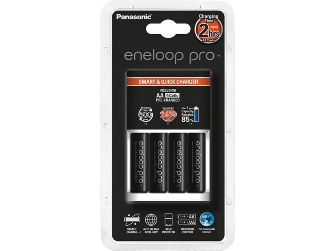Panasonic Carreg. Pro+4 Pilhas Aa 2500Mah Lr6 Aa