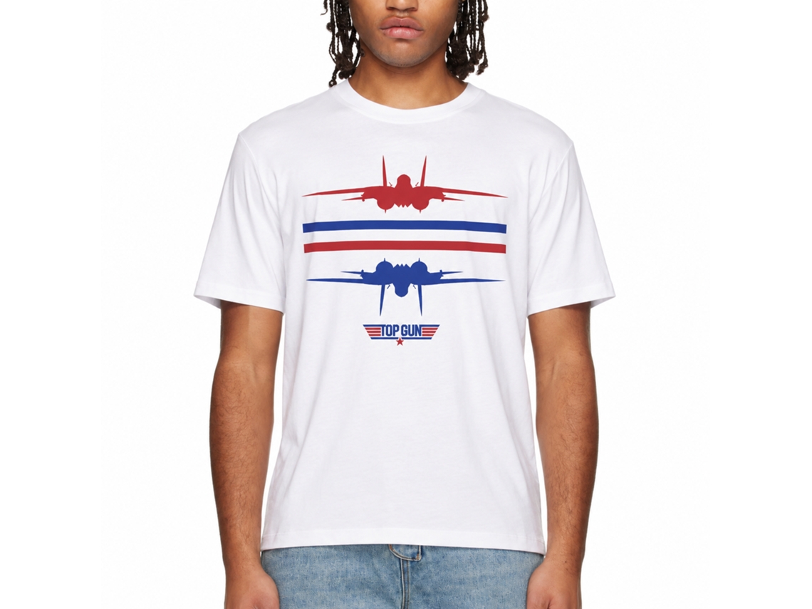Rockinstone Top Gun Movie If You Think White Adult T-shirt Size:xl