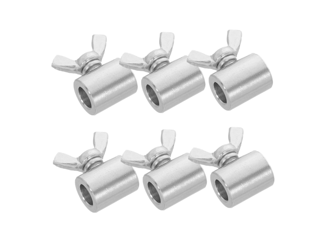 Conjunto De 6 Abraçadeiras De Aço Inoxidável Para Fixação Rápida.