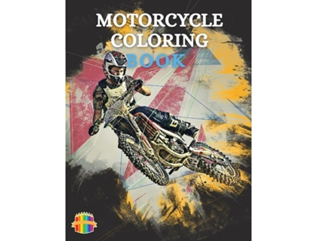 Livro Motorcycle Coloring Book De Sonya Thunder (inglês)