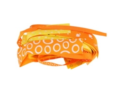 Ribbons Decoração Diy Festas Laranja 6 25mm 12un