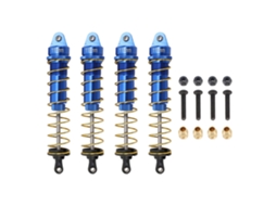 Mali 4 Peças Amortecedor de Liga de Alumínio 115mm para Carro Rc Crawler 1/10 Azul