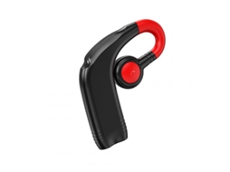 Kit Mãos-livres Empresarial Compatível com Bluetooth 5.2 Ultra-Long Standby desportos Sem Fio para Carro Vermelho Preto