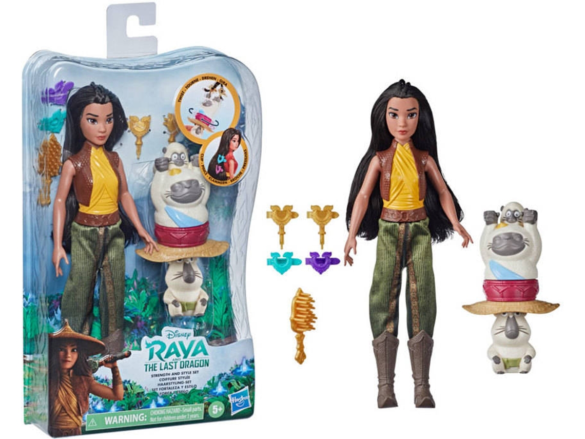 Boneco DISNEY Princess Raya e o Dragão Kit Força e Estilo (Idade Mínima: 5 Anos - 5,08 x 20,32 x 35,56 cm)