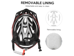 Casco Ligero Para Bicicleta Con Visor In-mold Mtb Carretera Protector Deportivo Hombre Mujer