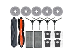 Peças De Reposição Para O Aspirador Robô Dreame X30 Pro Plus / X30 Pro Ultra: Escova Lateral Principal, Filtro Hepa, Pano De Limpeza, Sacos De Pó.
