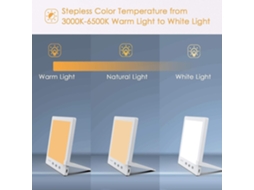 Lâmpada Led, Toque, Temporizador, Para Uso Residencial, Comercial Ou Substituição De Fontes Convencionais