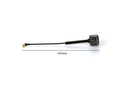 1 Unidade de Antena Fpv Cherry2 Rushfpv com Polarização Circular Rhcp 103mm Mmcx para Drones de Corrida Fpv MDUG
